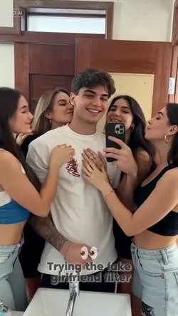 Fake girlfriend 
