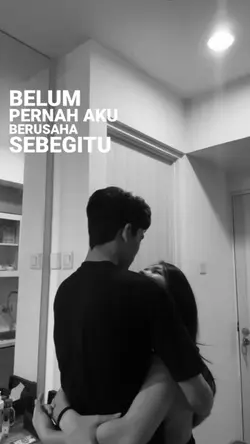 belum pernah aku