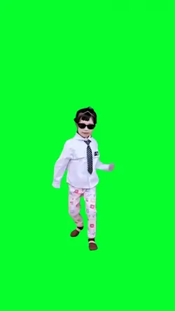 little girl dancing