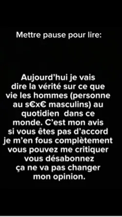 C’est mon avis !