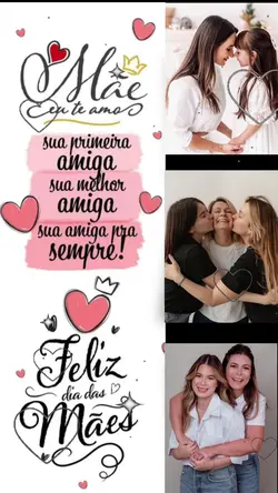 Feliz dia das mães 