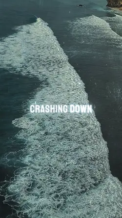 crashing down 