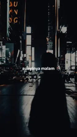 Sunyinya malam hari