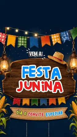 convite festa junina