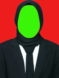 hijab berdasi backgr