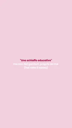 schiaffo educativo