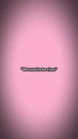 We used to