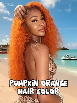 Pumpkin Orange Hair