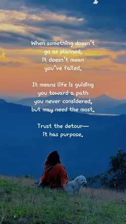 trust the detour