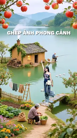 GHÉP ẢNH PHONG CẢNH