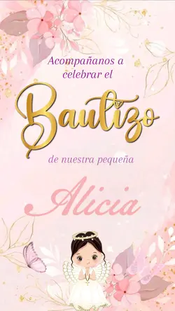 Invitación Bautizo