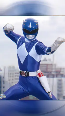 power ranger biru