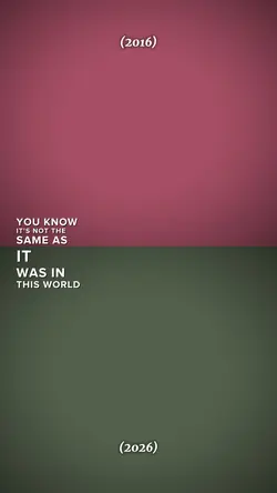 as it was glow up 