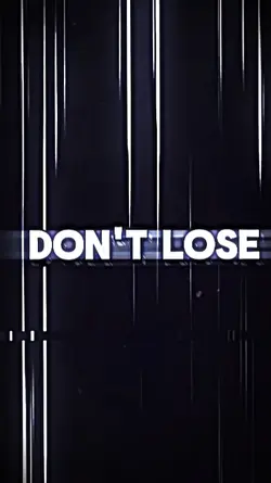 I Will not lose 