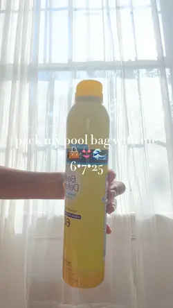 pack my pool bag 