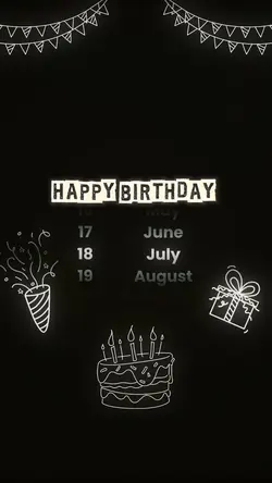 18 July 2025birthday