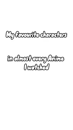 My fav characters