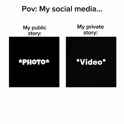 Pov: my social media