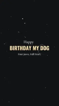 Happy Birthday Dog