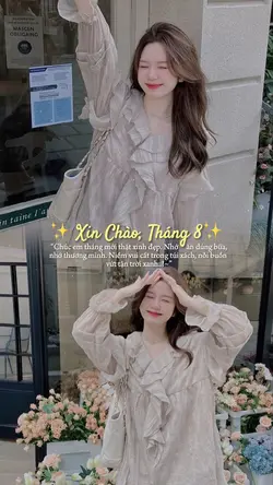 Xin chào tháng 8