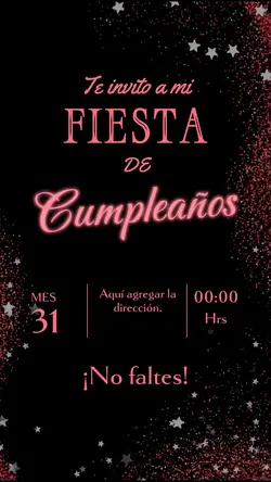 Invitación cumpleaño