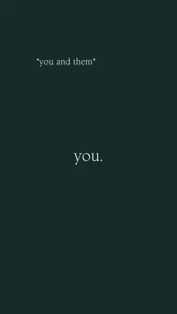 you
