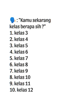 kelas berapa