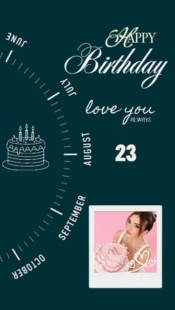 Birthday 23 August