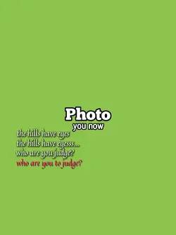 Who are you judge?