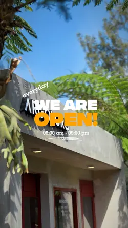 WE ARE OPEN 