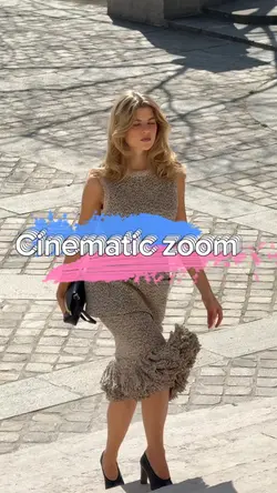 Cinematic zoom 