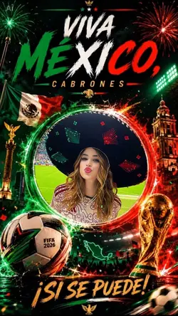 VIVA MÉXICO🇲🇽+1FOTO⚽️