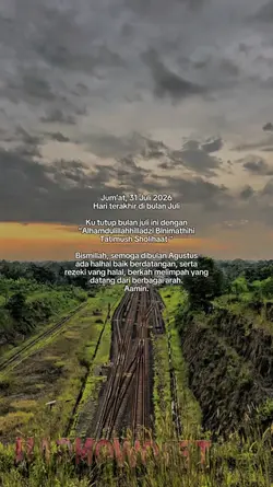 Jumat, 31 Juli 2026