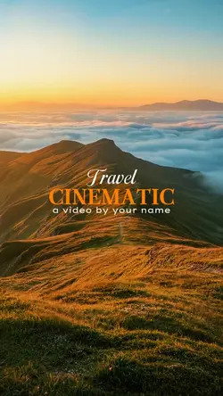 Travel cinematic