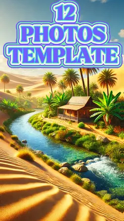 12 Photos Template 