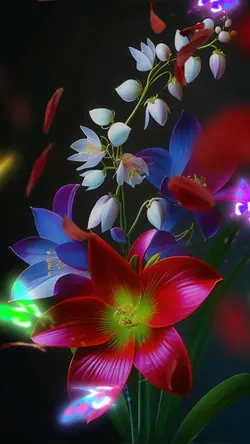 Petalos y mariposas