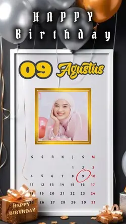 HBD 9 AGUSTUS 
