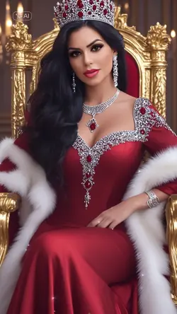 Queen on the throne 