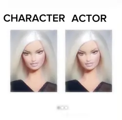 CHARACTER VS ACTOR
