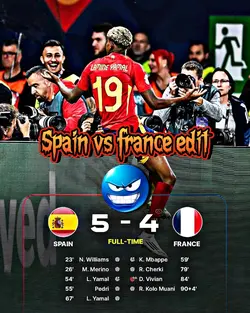 Spain vs france edit