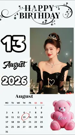 BIRTHDAY 13 AUGUST