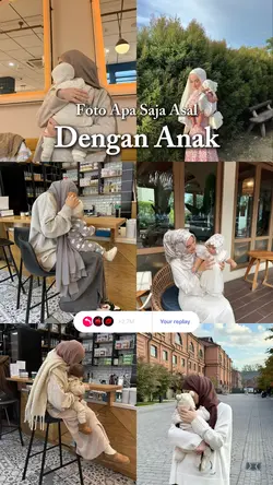 foto dengan anak