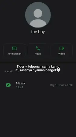 telponan sama kamu