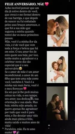 Parabéns mãe 