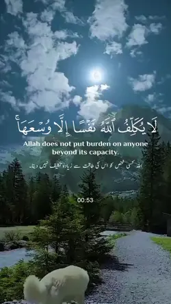 لا یکلف اللّٰہ نفساً