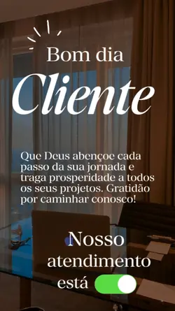 Bom dia clientes 