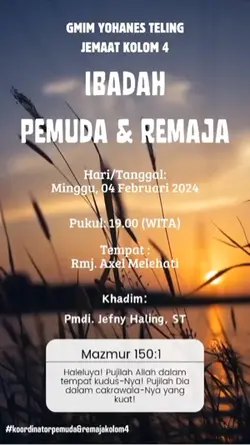 Template ibadah 