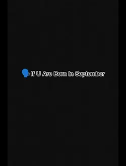 September born