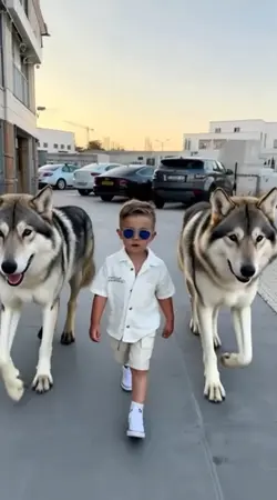 2 wolf pet 
