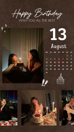 HBD 13 AUGUST 2026
